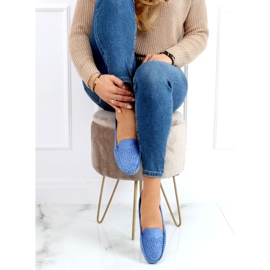 Blå openwork loafers XR-1R6 Blå 2