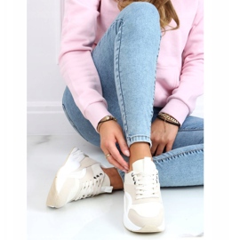 Beige BL213P Beige sportskor 1