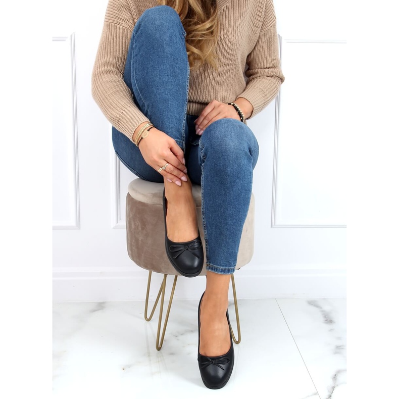 Svarta kvinnors ballerinor YSD826 Svart 2