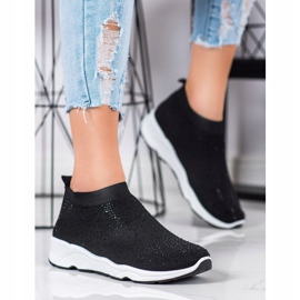 Goodin Sportskor med kristaller svart 1