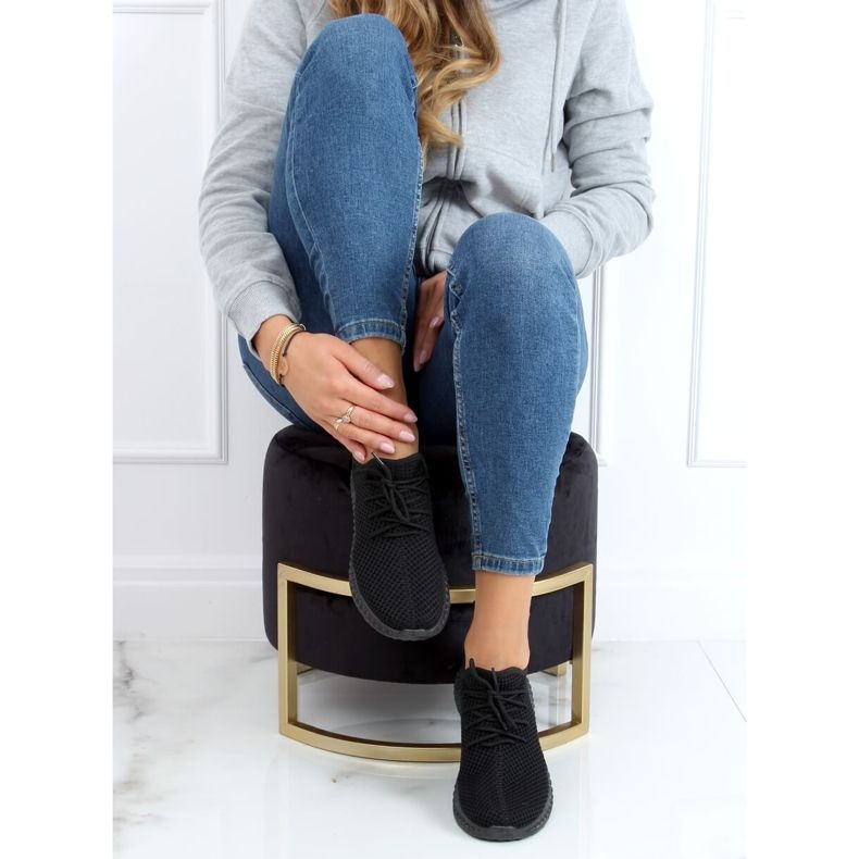 Svart NB392P All Black strumpor sportskor 2