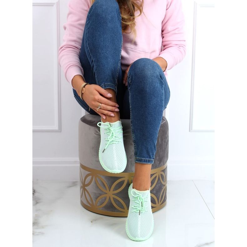 Mint NB392P Gröna strumpor sportskor 1