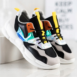 Bestelle Sneakers på modeplattformen svart silver- grå mångfärgad 1