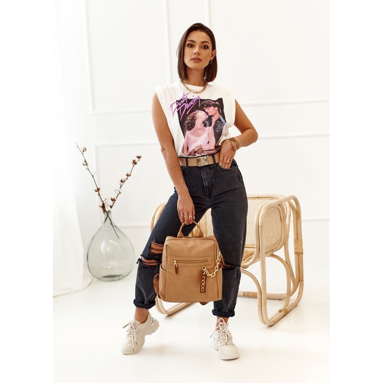 PS1 Damskor på en massiv sula Beige Chunky 1