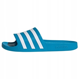 Adidas Adilette Aqua blå tofflor FY8047 vit 1