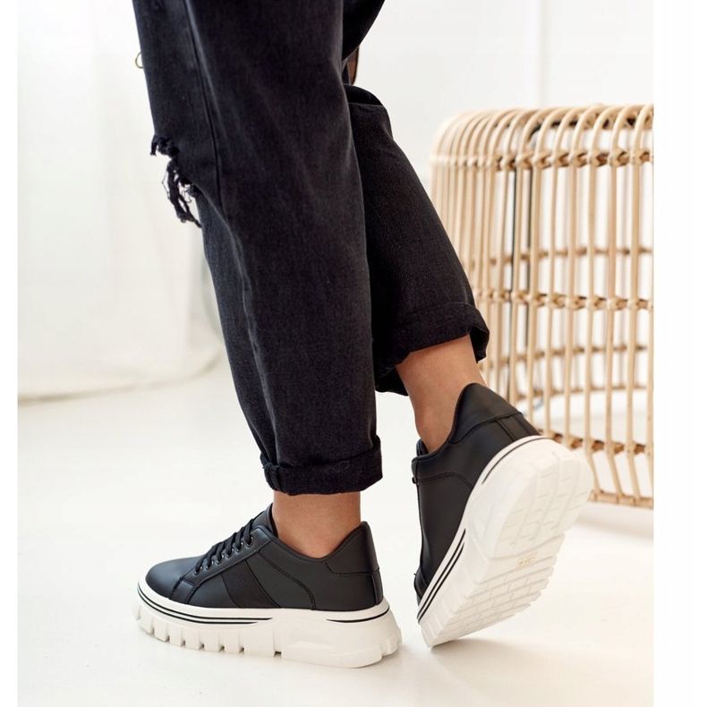 PS1 Damskor på den svarta Riri -plattformen 1