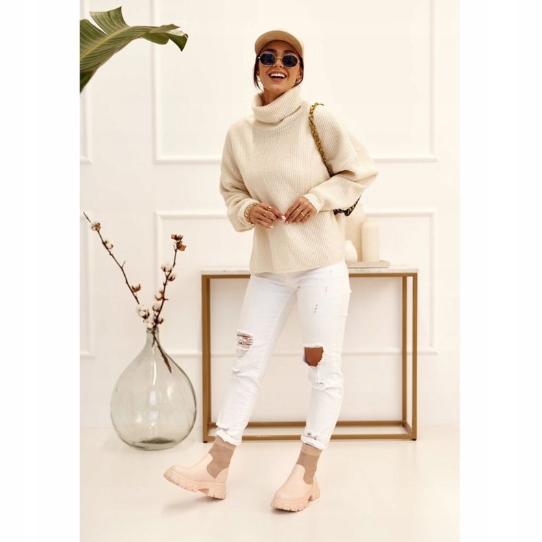 Strumpor för kvinnor Arbetare Beige Stormy brun 2