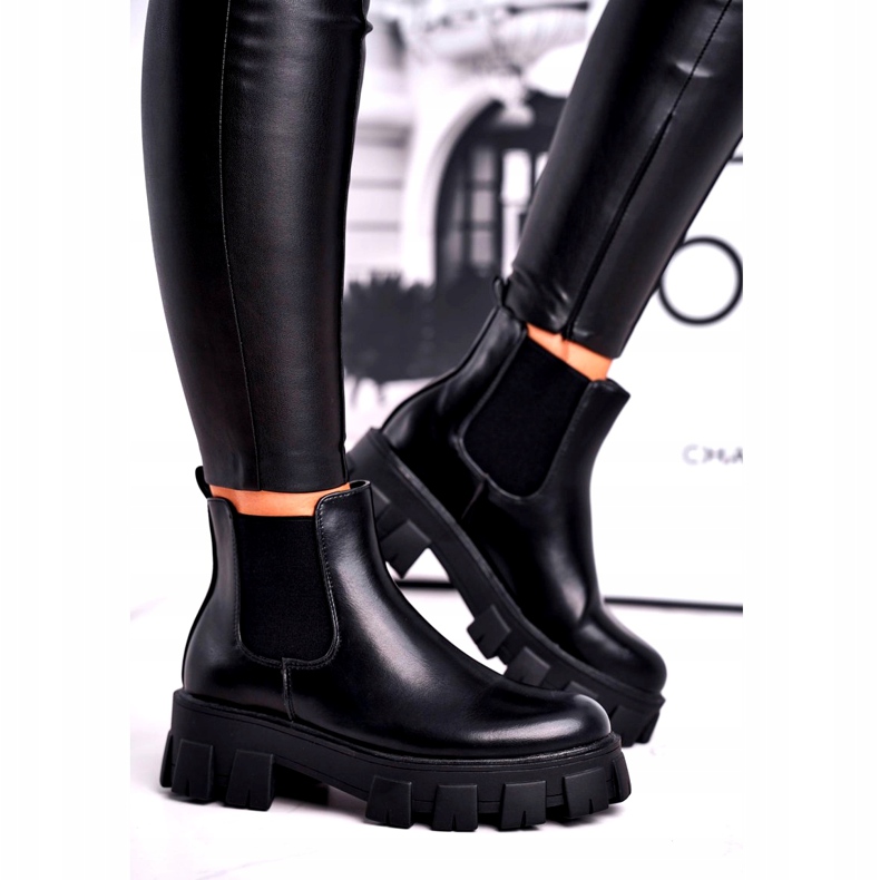 SEA Damstövlar Jodhpur -stövlar Morie Black svart 2