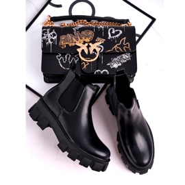 SEA Damstövlar Jodhpur -stövlar Morie Black svart 4