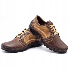 Joker Herrvandringsskor 192 brun beige 4