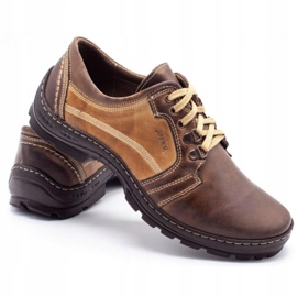 Joker Herrvandringsskor 192 brun beige 3