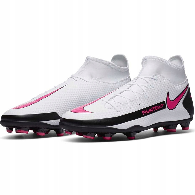 Nike Phantom Gt Club Df FG / MG CW6672 160 fotbollsskor vit 2