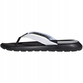 Adidas Women's Comfort Flip Flop vita och svarta EG2065 tofflor 2