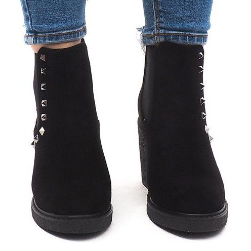 Varma stövlar På en stolpe H8-85 Svart 2