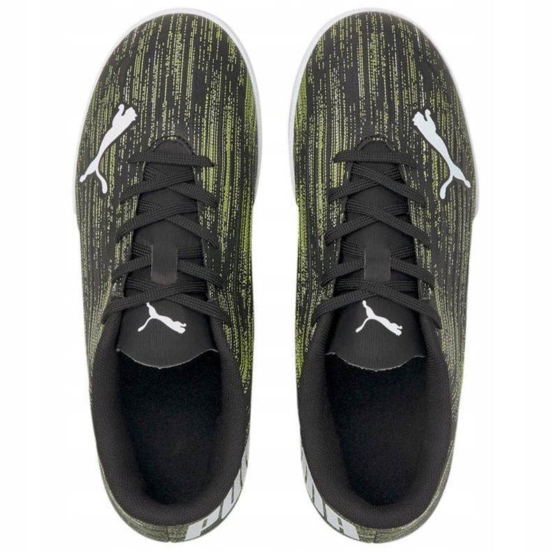 Puma Ultra 4.2 It Junior fotbollsskor svart-grön-vita 106368 02 mångfärgad 1