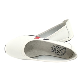 Kvinnors sportballerinas Filippo DP2063 / 21 vit röd marinblå 4