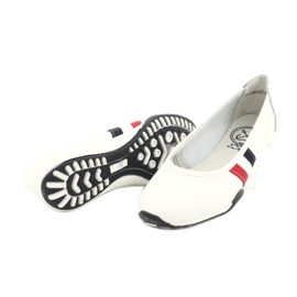 Kvinnors sportballerinas Filippo DP2063 / 21 vit röd marinblå 3