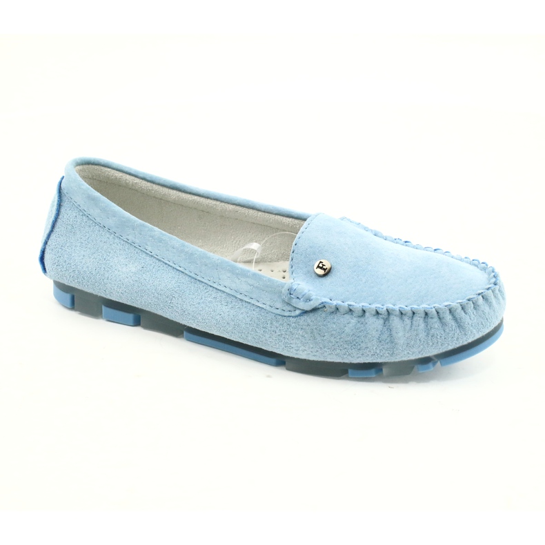 Dam läder loafers Filippo DP2037 / 22 blå 1