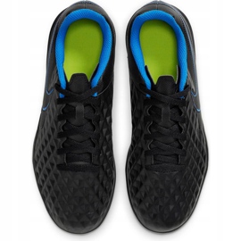 Nike Tiempo Legend 8 Club Tf Junior AT5883 090 fotbollsskor svart svart 1