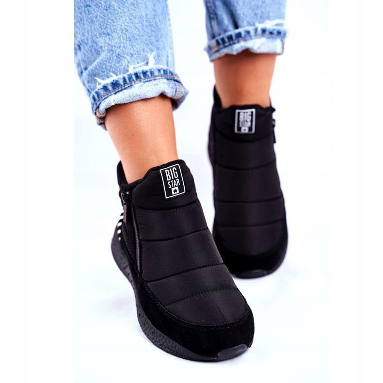 Kvinnors sportstövlar Big Star Black GG274470 vit svart 2