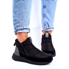 Kvinnors sportstövlar Big Star Black GG274470 vit svart 1