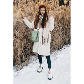 Damstövlar Läderstövlar Vit GOE GG2N3057A 1