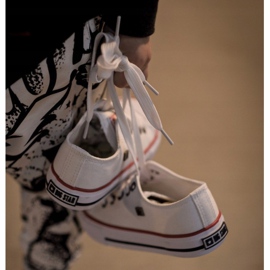 Barnens klassiska låga sneakers Big Star HH374089 Vit 2