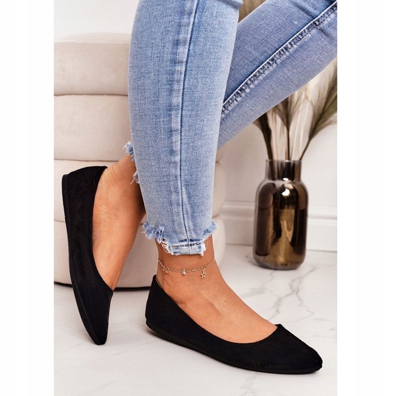 PS1 Delikat Ballerina I Spitz Black Dermeno Mocka svart 1