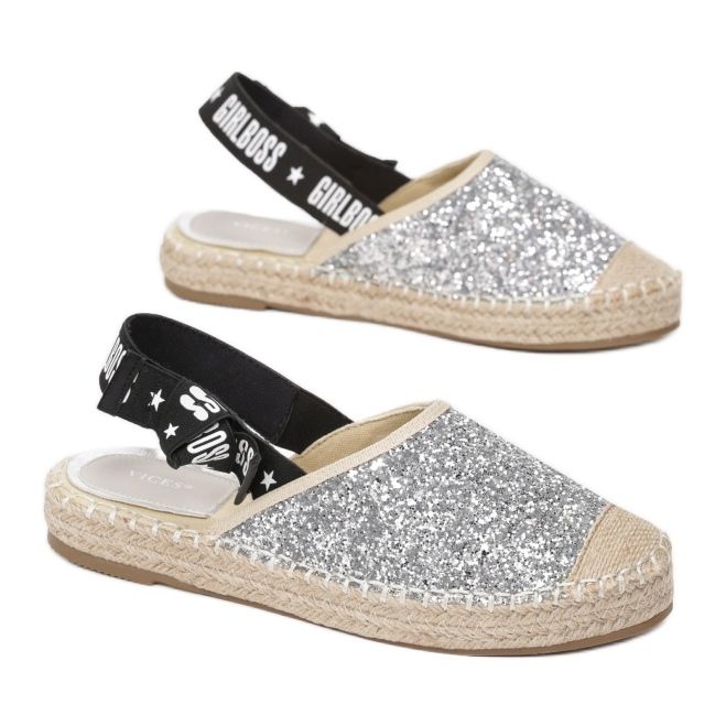 Vices 9272-40 Silver beige svart silver- 1