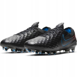 Nike Tiempo Legend 8 Elite Fg M AT5293-090 fotbollsskor svart svart 2