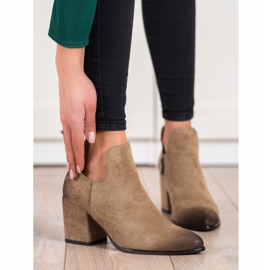 VINCEZA låga stövlar beige 2