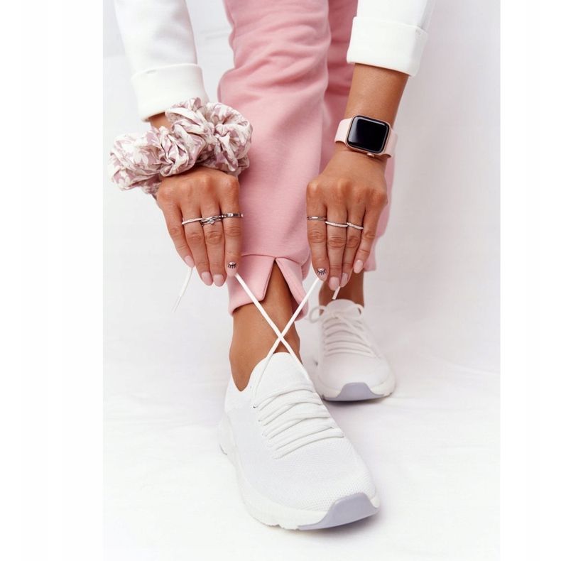 Kvinnors sportskor Big Star White DD274575 vit 1