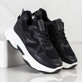 Fashion Bekväma sneakers svart 1