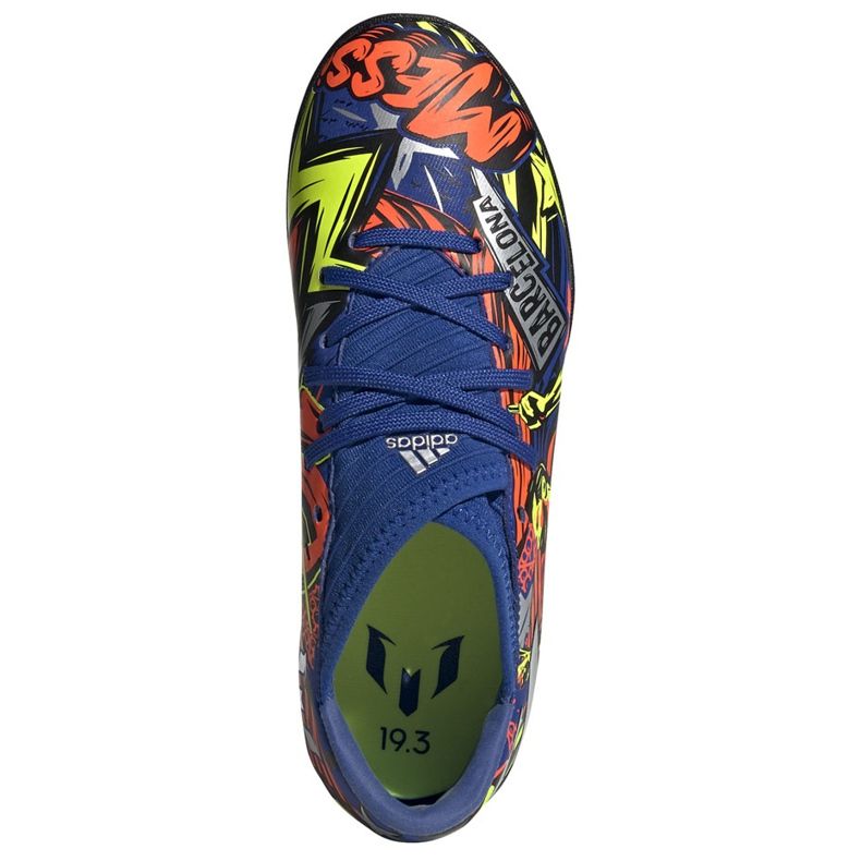 Adidas Nemeziz Messi 19.3 Tf Junior EH0595 fotbollsskor mångfärgad 1