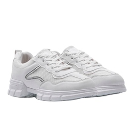 Vita sportskor 3157 silver- 1