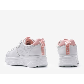 Vita och rosa sneakers BO-529 1