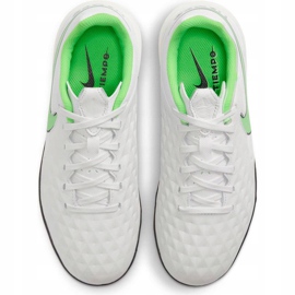 Nike Tiempo Legend 8 Tf Academy Junior AT5736 030 fotbollsskor vit vit 1