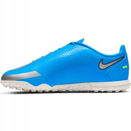 Nike Phantom Gt Club Tf Jr blå fotbollsskor CK8483 400 1