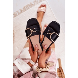 PS1 Kvinnors eleganta svarta tofflor Debbie 1