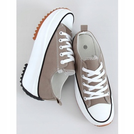 Sneakers designer sula i khaki VL137P grön 1