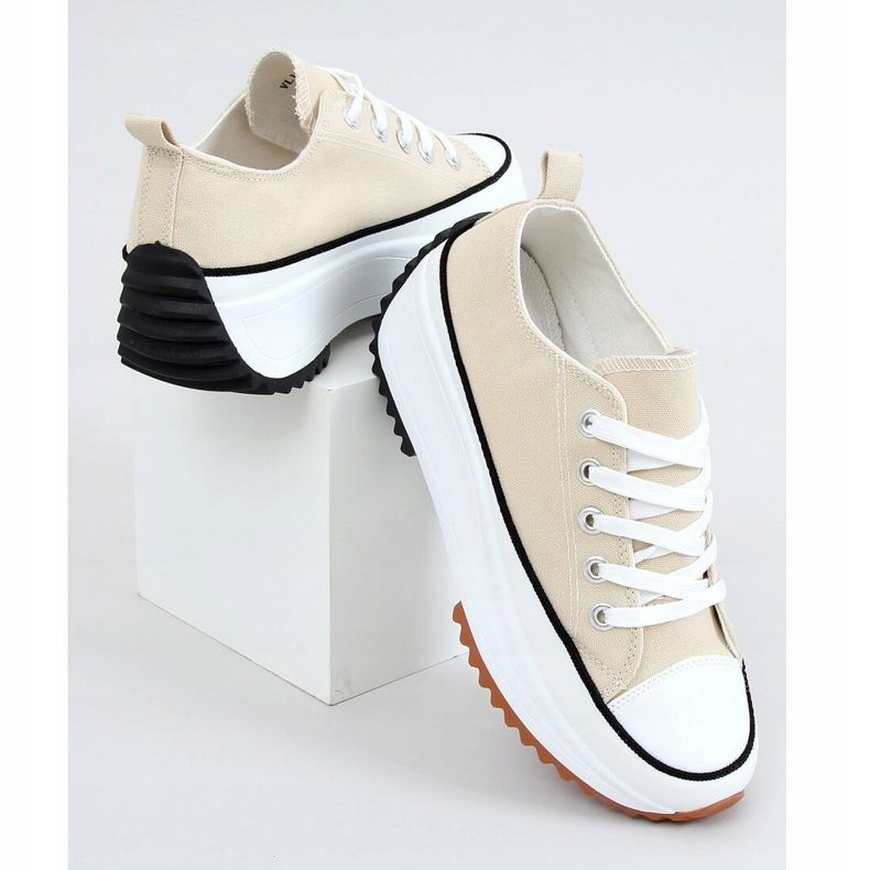 Designer sneakers beige VL137P Beige sula 1