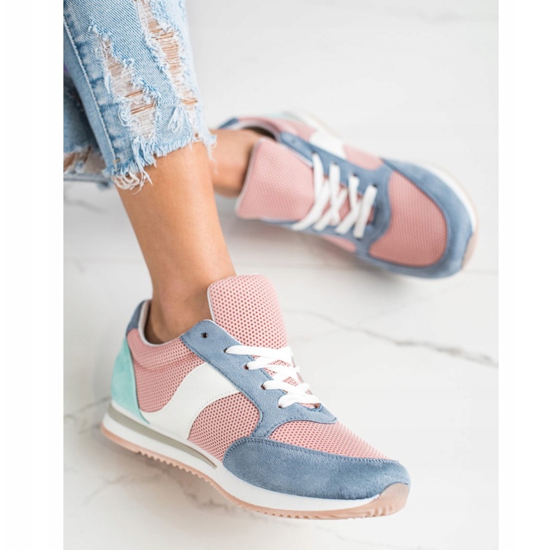 SHELOVET Färgglada sportskor mångfärgad 1