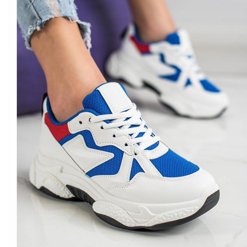 Fashion Bekväma sneakers vit mångfärgad 2