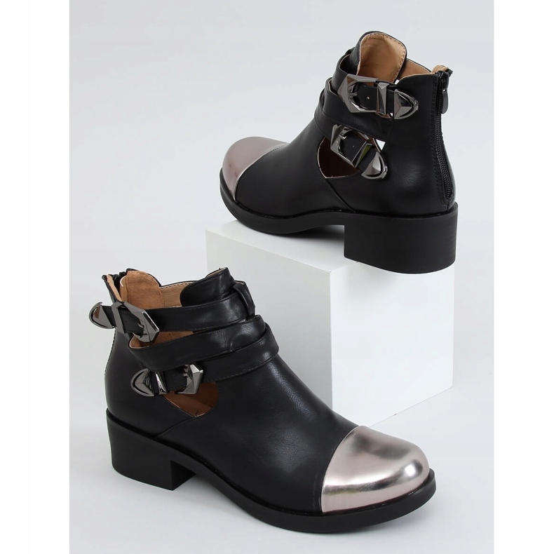 Svarta 9100 Svartklippta stövlar 1