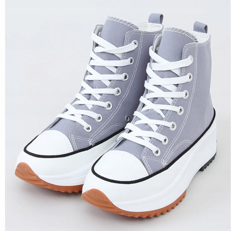 Designer sneakers med blå VL135P L.BLUE sula 1