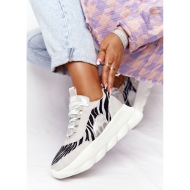 Kvinnors sportskor Lu Boo Tjock sula grå Smaka på det! 2