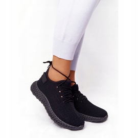 PS1 Kvinnors sportskor Slip-on Black Run Away svart 1