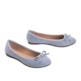 Angelina blå ballerina med rosett 1