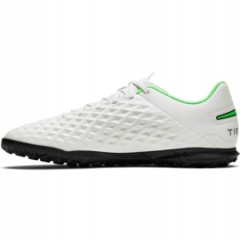Nike Tiempo Legend 8 Club Tf AT6109 030 fotbollsskor vit vit 1