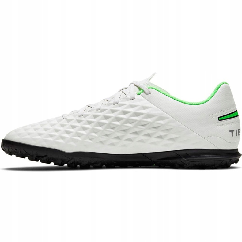 Nike Tiempo Legend 8 Club Tf AT6109 030 fotbollsskor vit vit 1